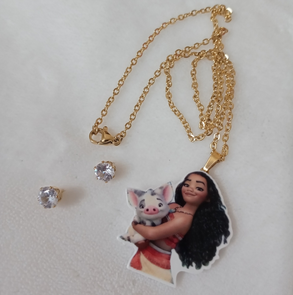 Moana jewelry set